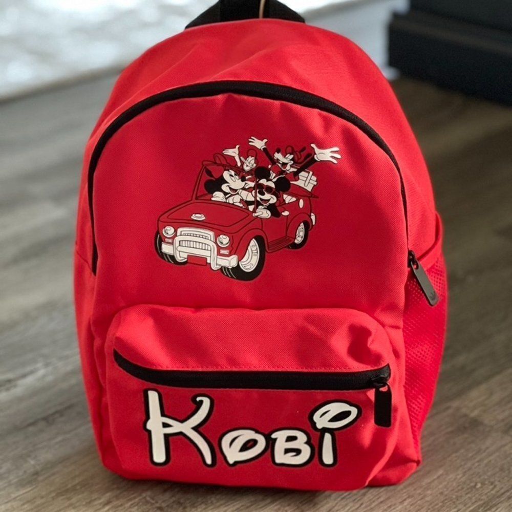 PERSONALIZED DISNEY MICKEY & FRIENDS BACKPACK - Picture 9 of 9